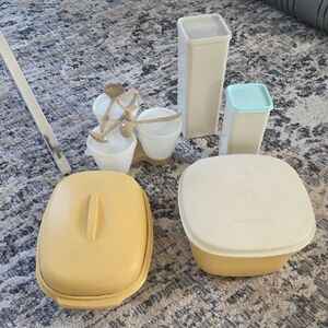 Vintage Tupperware Kitchen Storage Cooking Lot